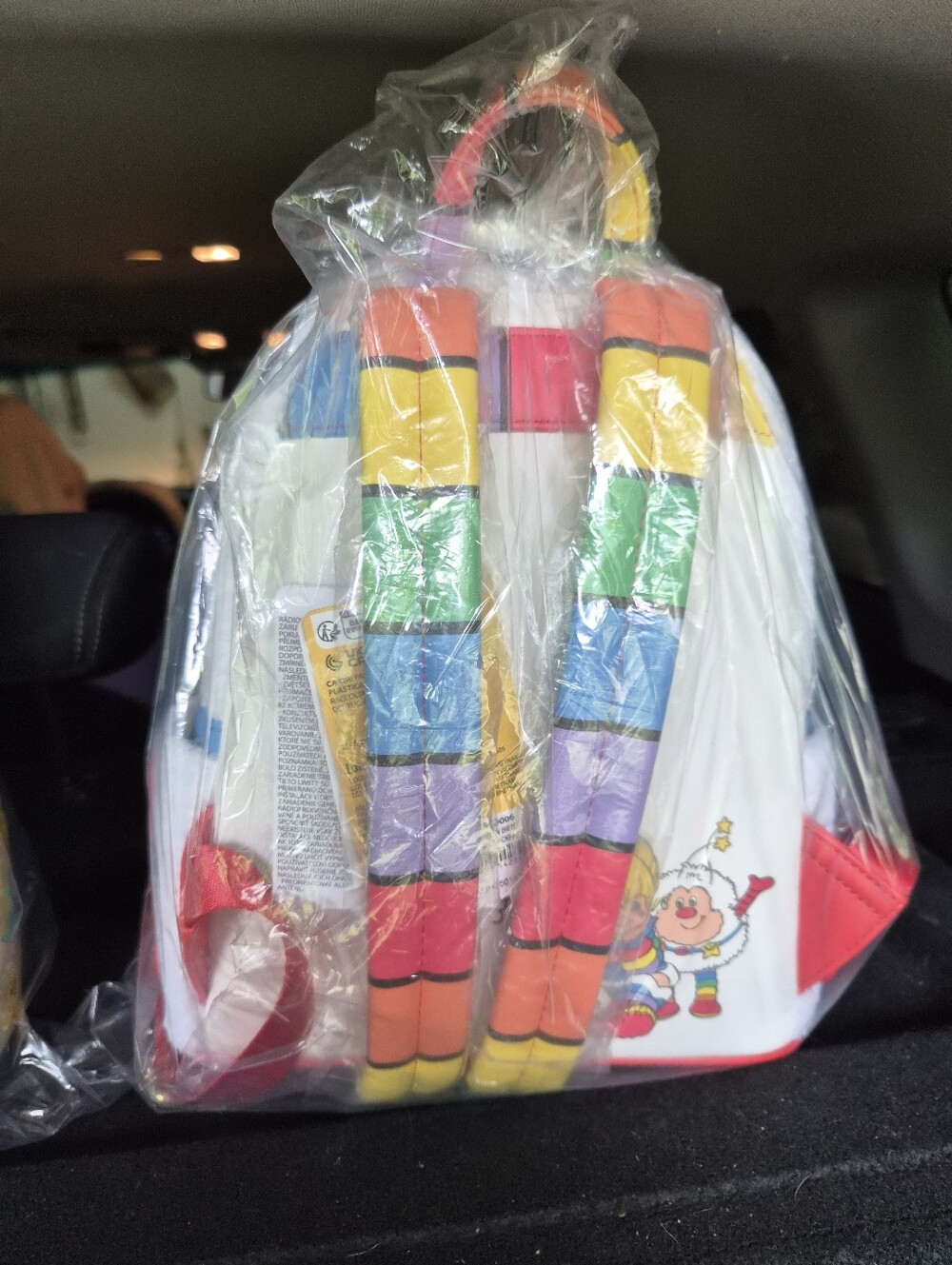 Loungefly Rainbow Brite Light Up Mini Backpack - Picture 4 of 5